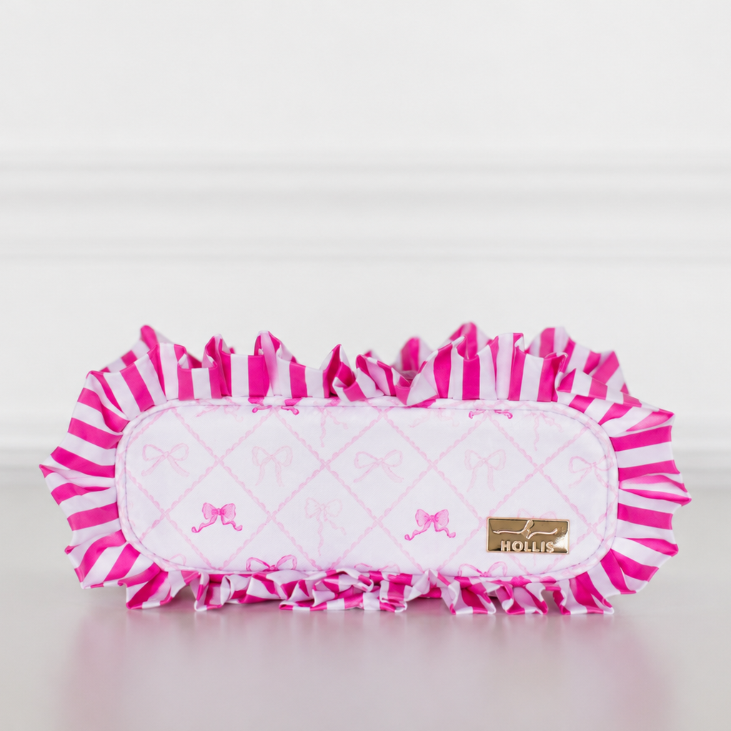 Goldie Girl Bows Pencil Bag | HOLLIS