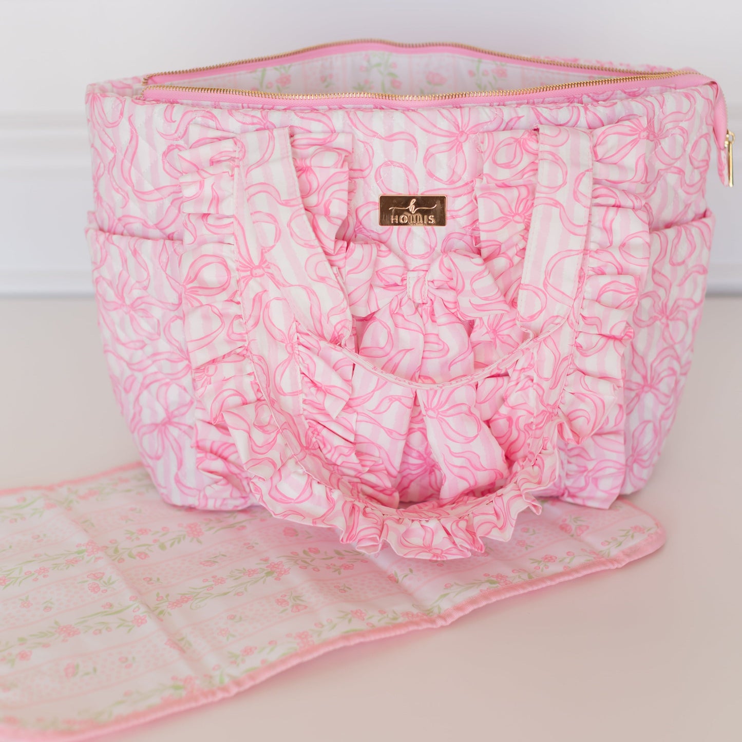 Quilted Coquette Diaper Bag