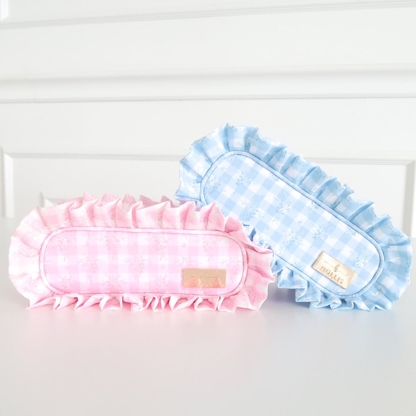 Ruffled Nylon Pencil Bag