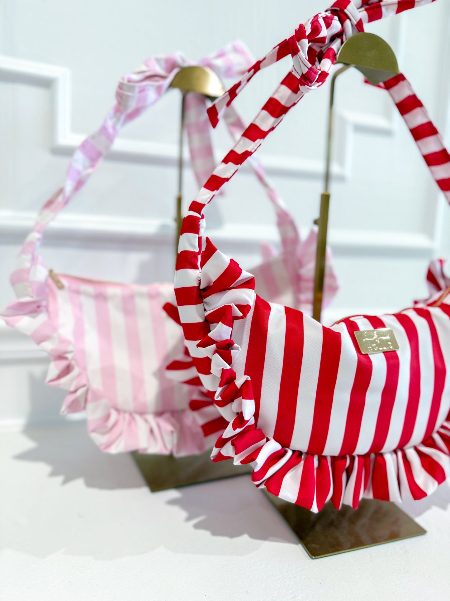 Ruffled Nylon Crossbody/Bum Bag