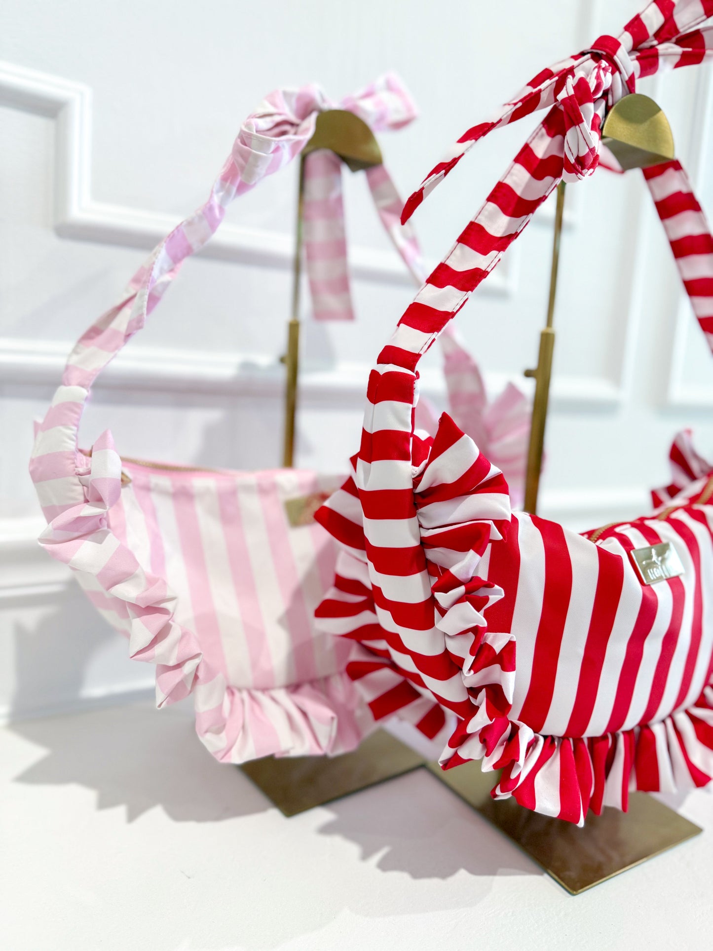 Ruffled Nylon Crossbody/Bum Bag